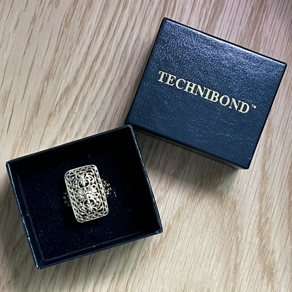 NIB Technibond Gold Ring